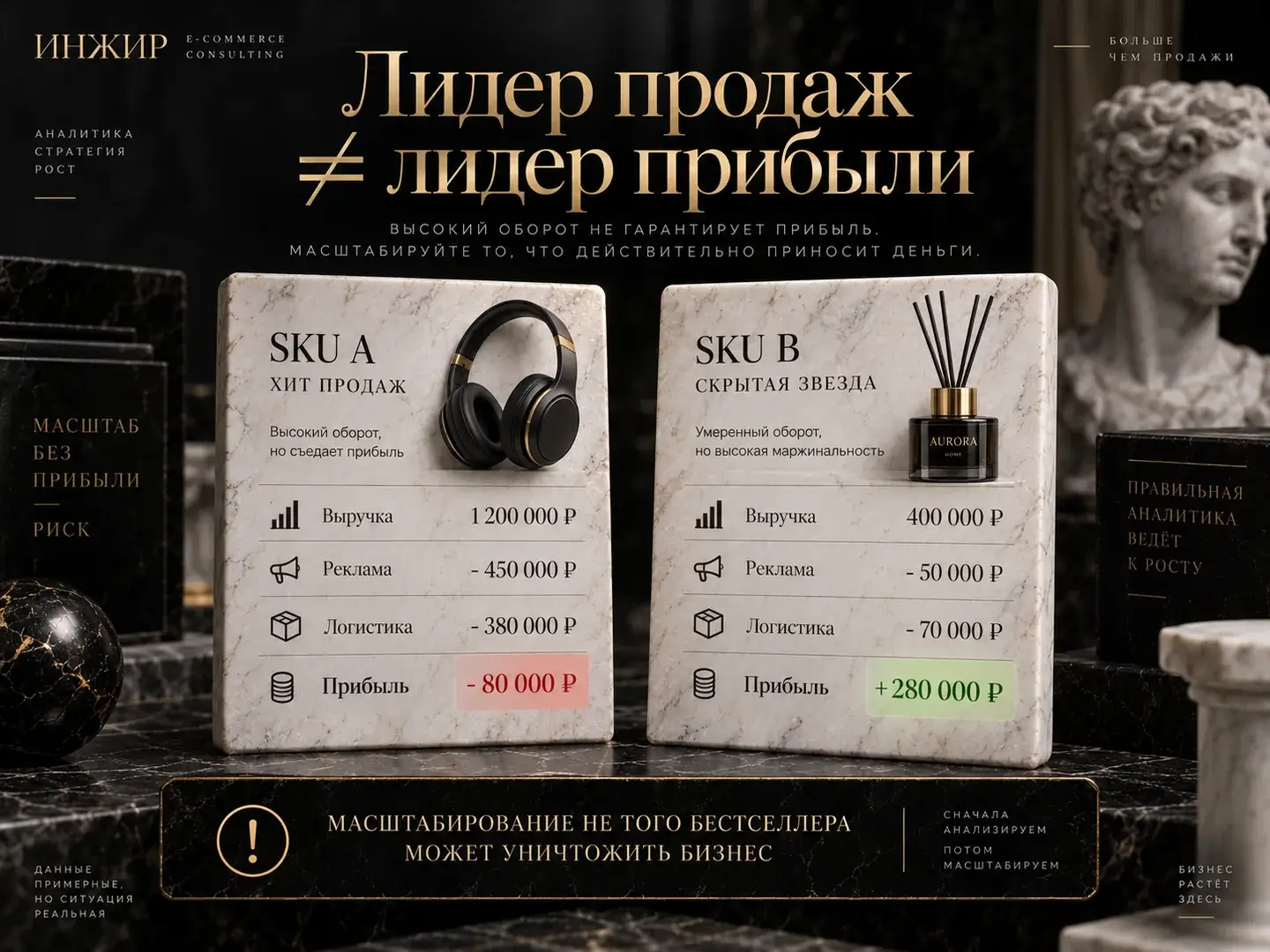 Лидер продаж не всегда лидер прибыли